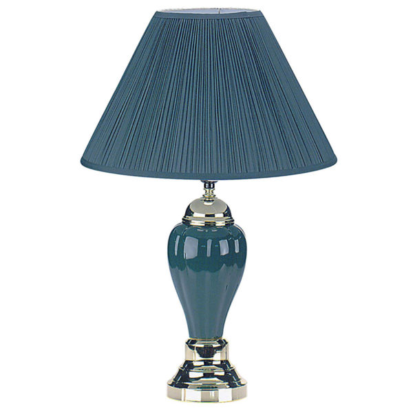 27″ Ceramic Table Lamp – Green