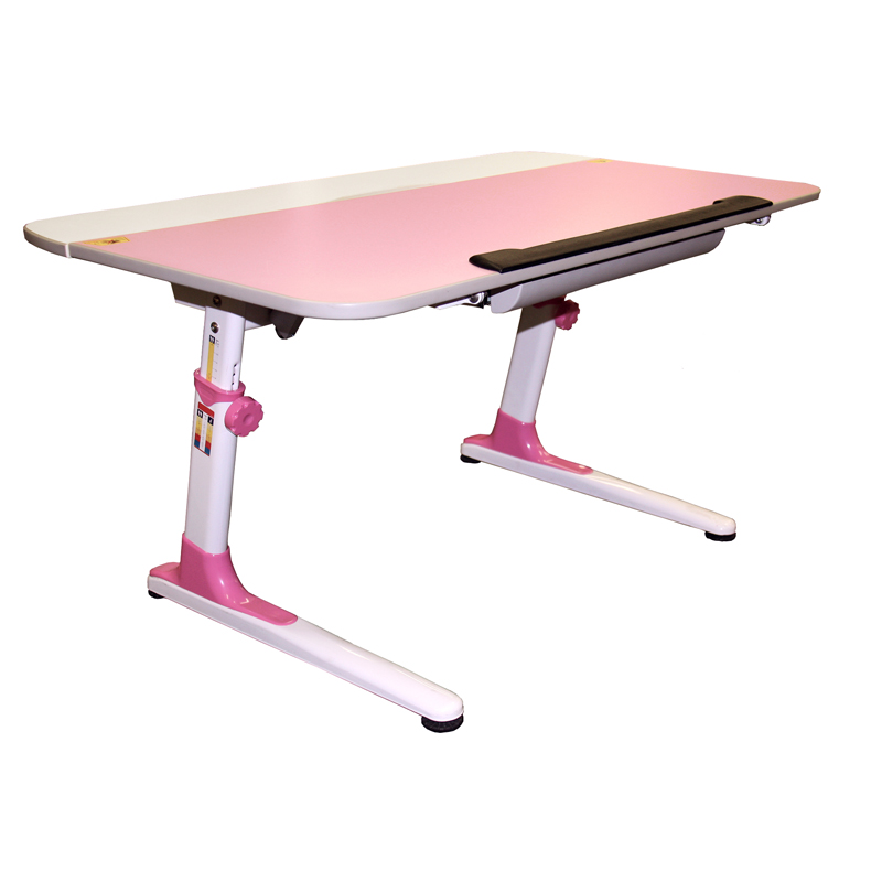 Pink Youth S Ergonomic Desk With Keyboard Tray