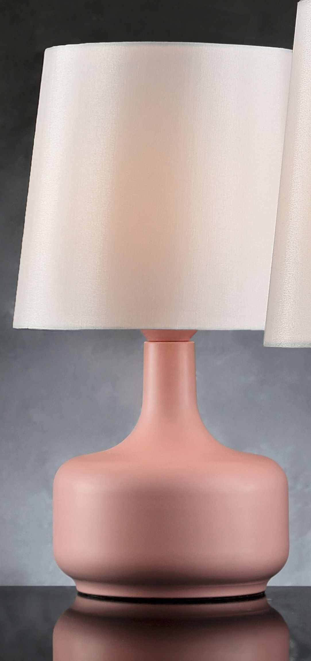 wilko rose gold lamp