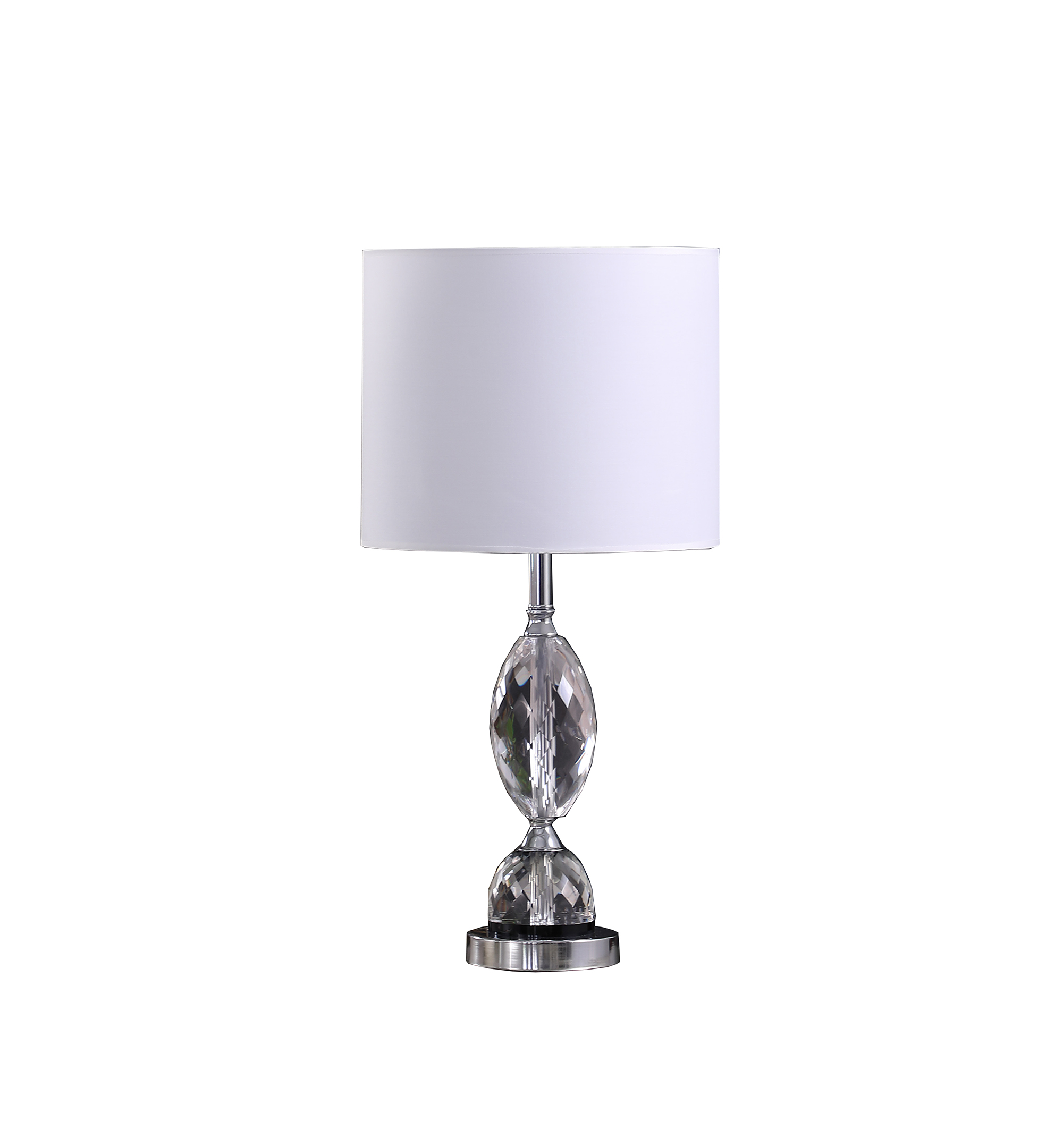 23.75″ in GEORGIA PEAR CUT-CRYSTAL MODERN TABLE LAMP